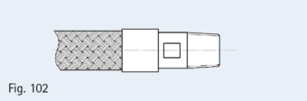 Pipe nipple with tapered pipe thread in compliance with EN 10226-1 (DIN 2999)