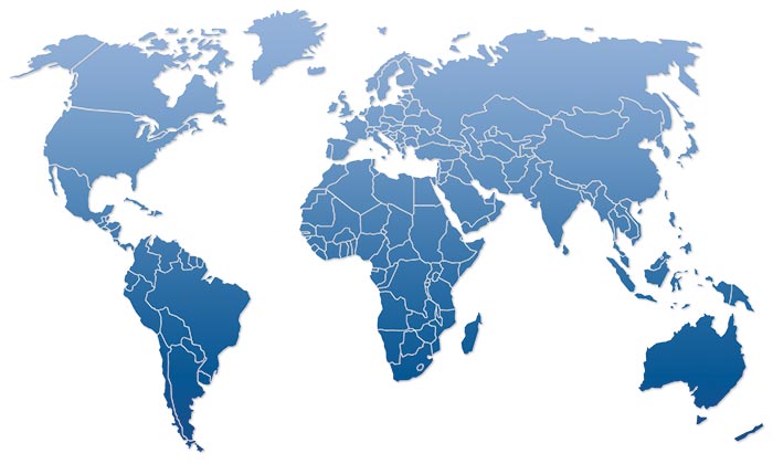 world map